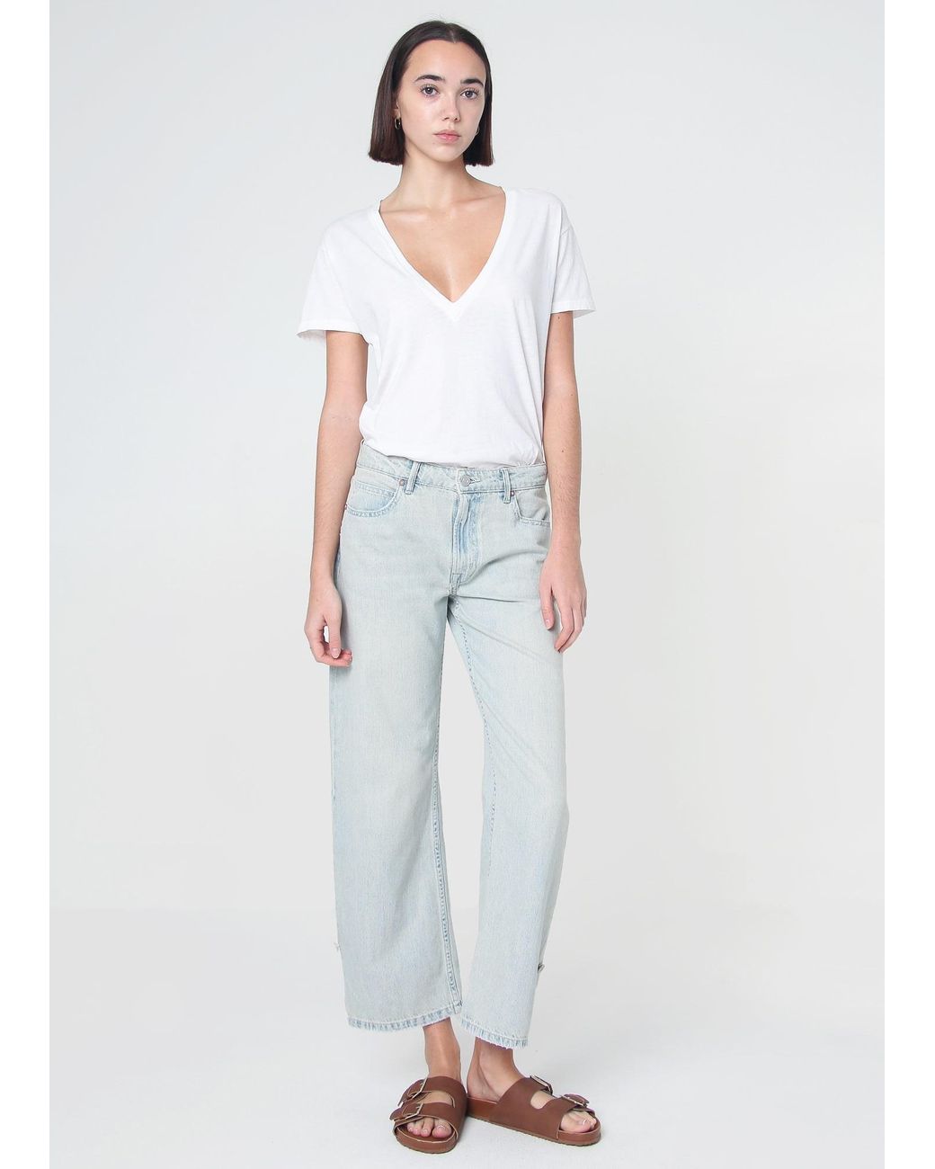 NOEND Gray Nina Fold-Up Straight