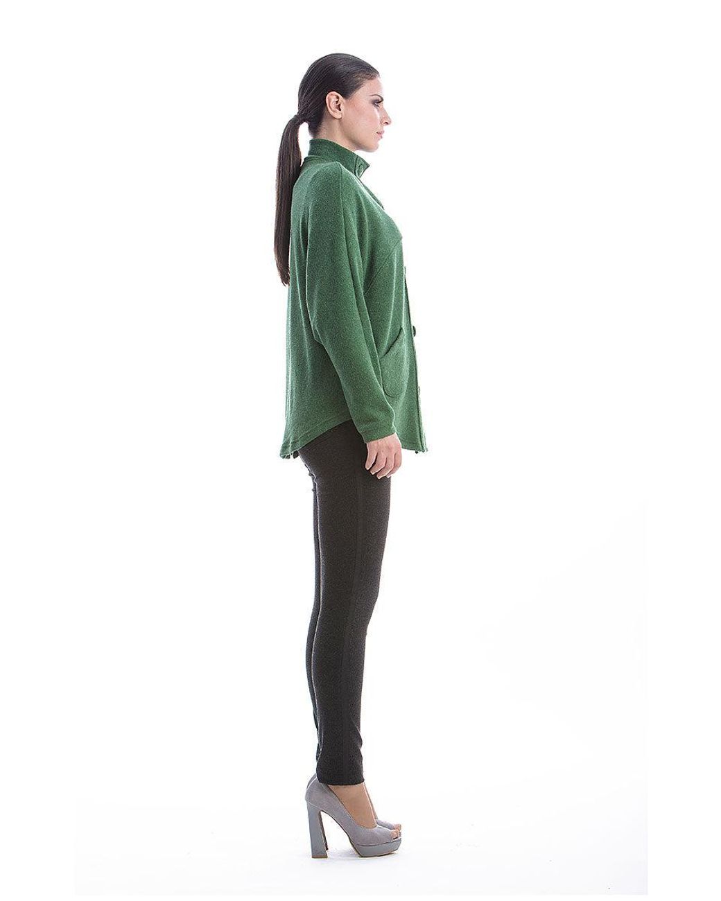 Conquista Green Raglan Sleeve Jacket