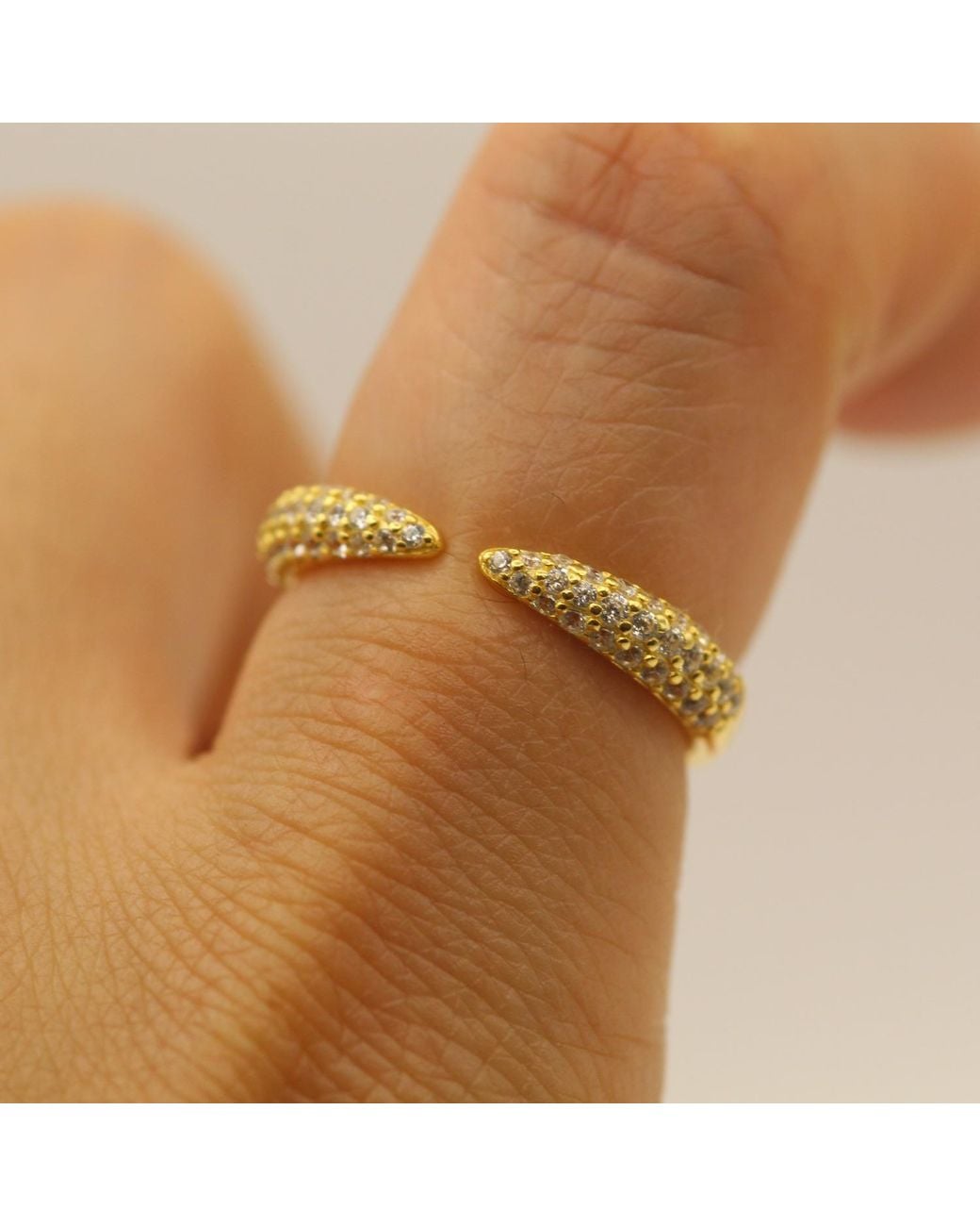 VicStoneNYC Fine Jewelry Yellow Natural Diamond Open Cuff Ring