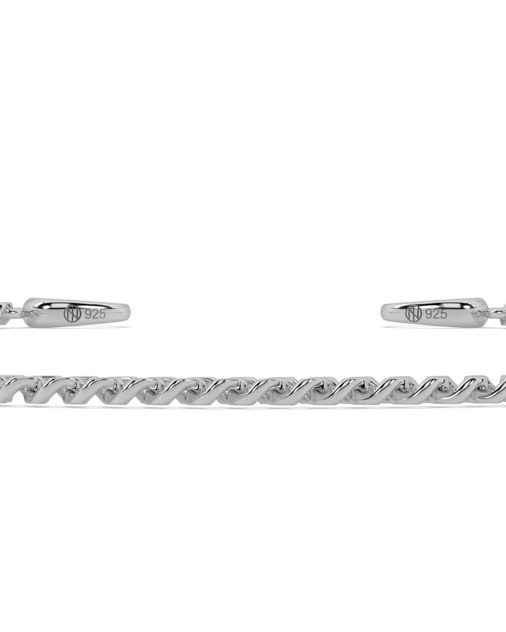 Onia Metallic Baby Cuban Link Necklace