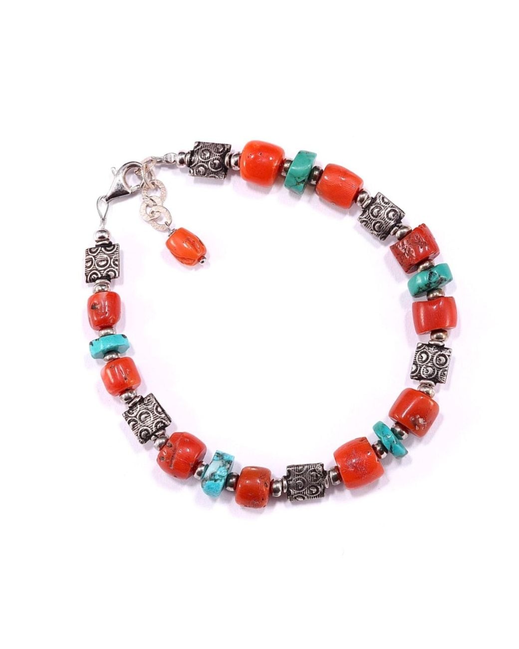 Mineralgems•Studio Red Coral And Bracelet