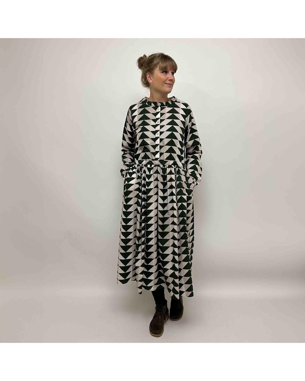 GROBUND White Agnete Dress