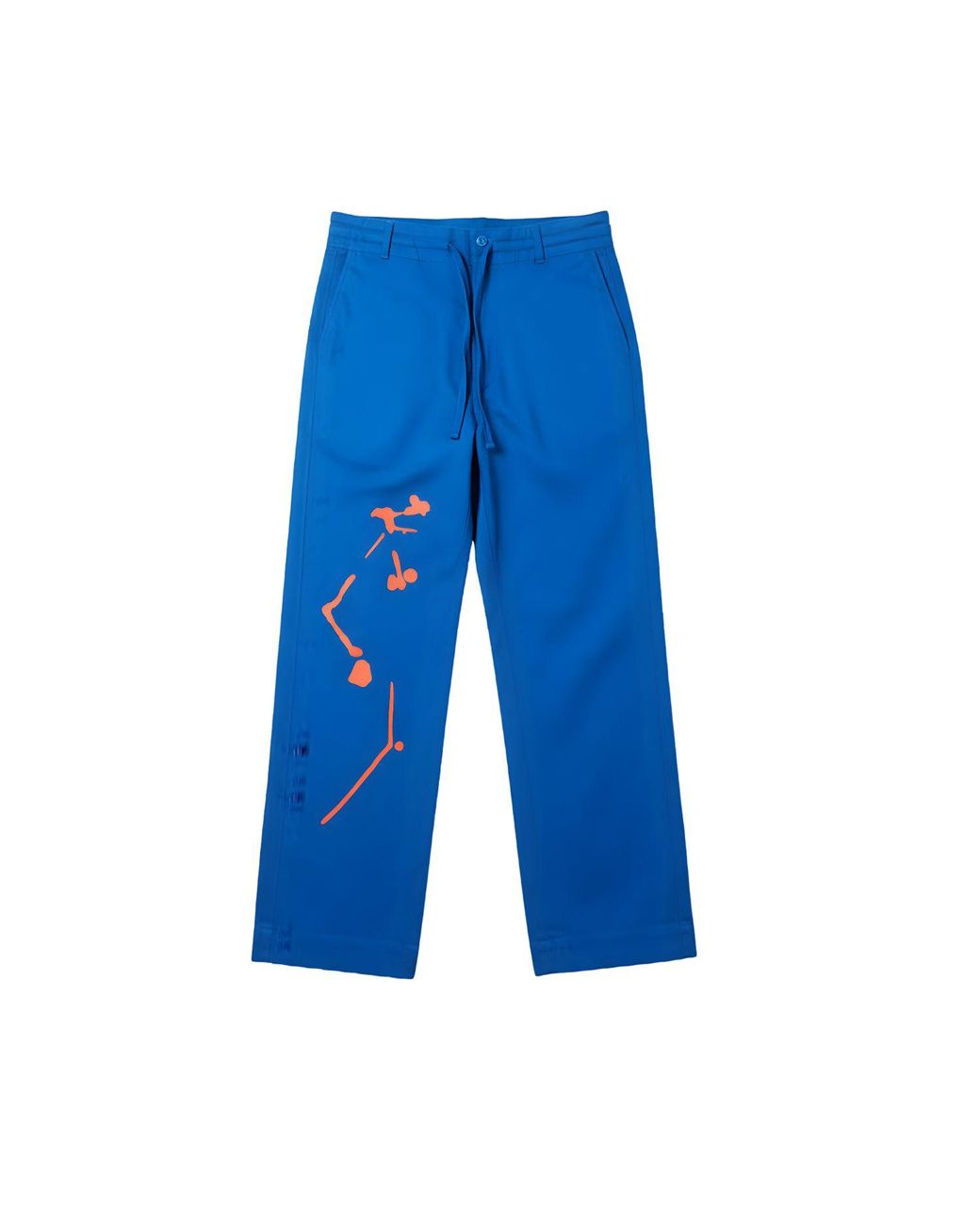 Lilia Munn Blue Organic Cotton Trouser –
