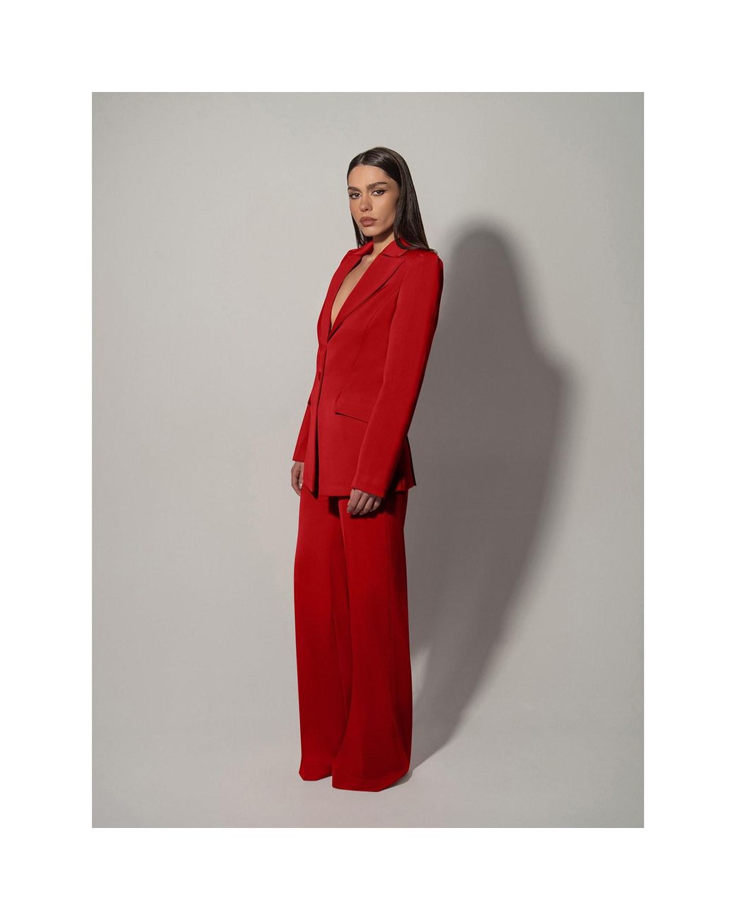 Tia Dorraine Illusion Classic Tailored Blazer