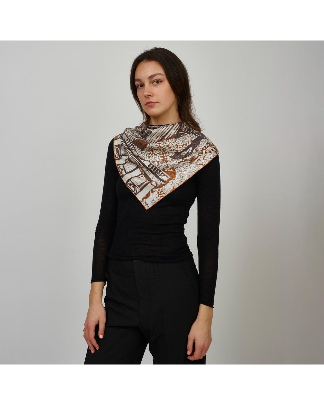 Richard Allan London Multicolor London Silk Scarf
