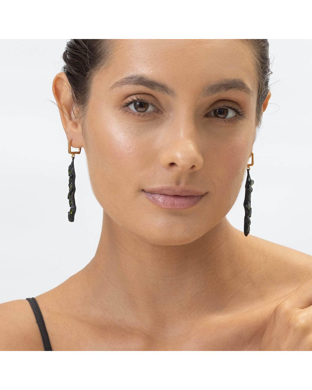 German Kabirski Green Haydn Chrome Diopside Earrings