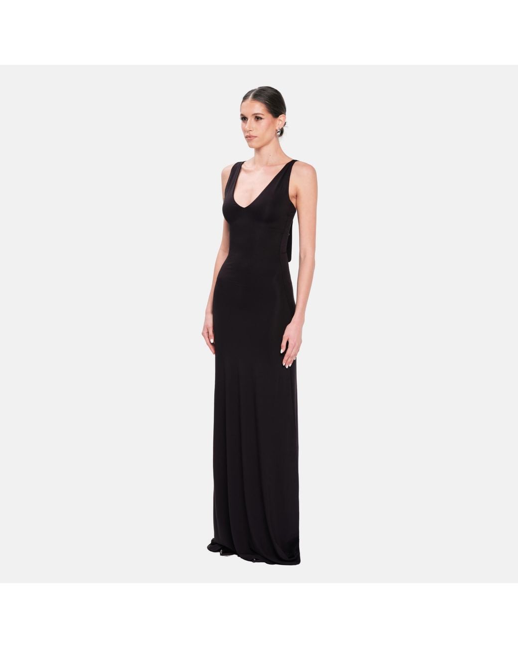 OW Collection Black Florence Maxi Dress