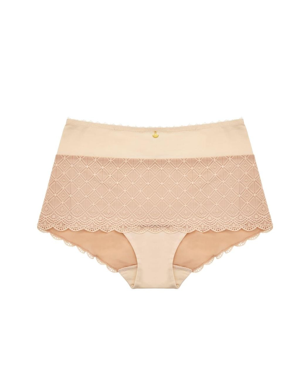 Tallulah Love Natural Coco High-Hipster Pima Cotton