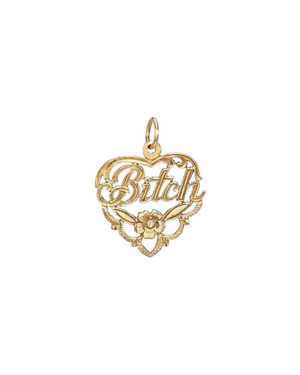 Öugie Metallic Bitch Pendant