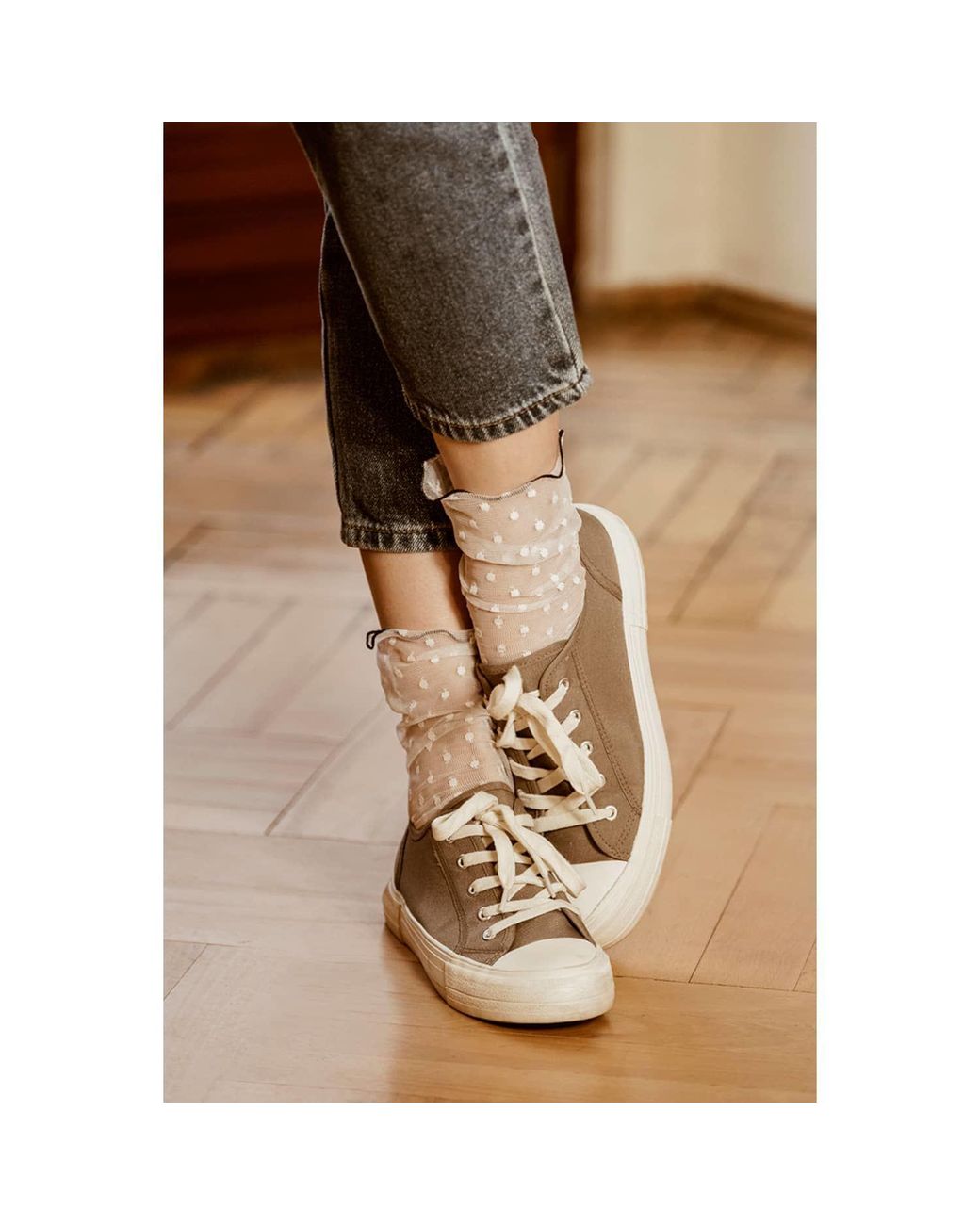 Oh!Zuza Multicolor Sheer Socks Twin Pack
