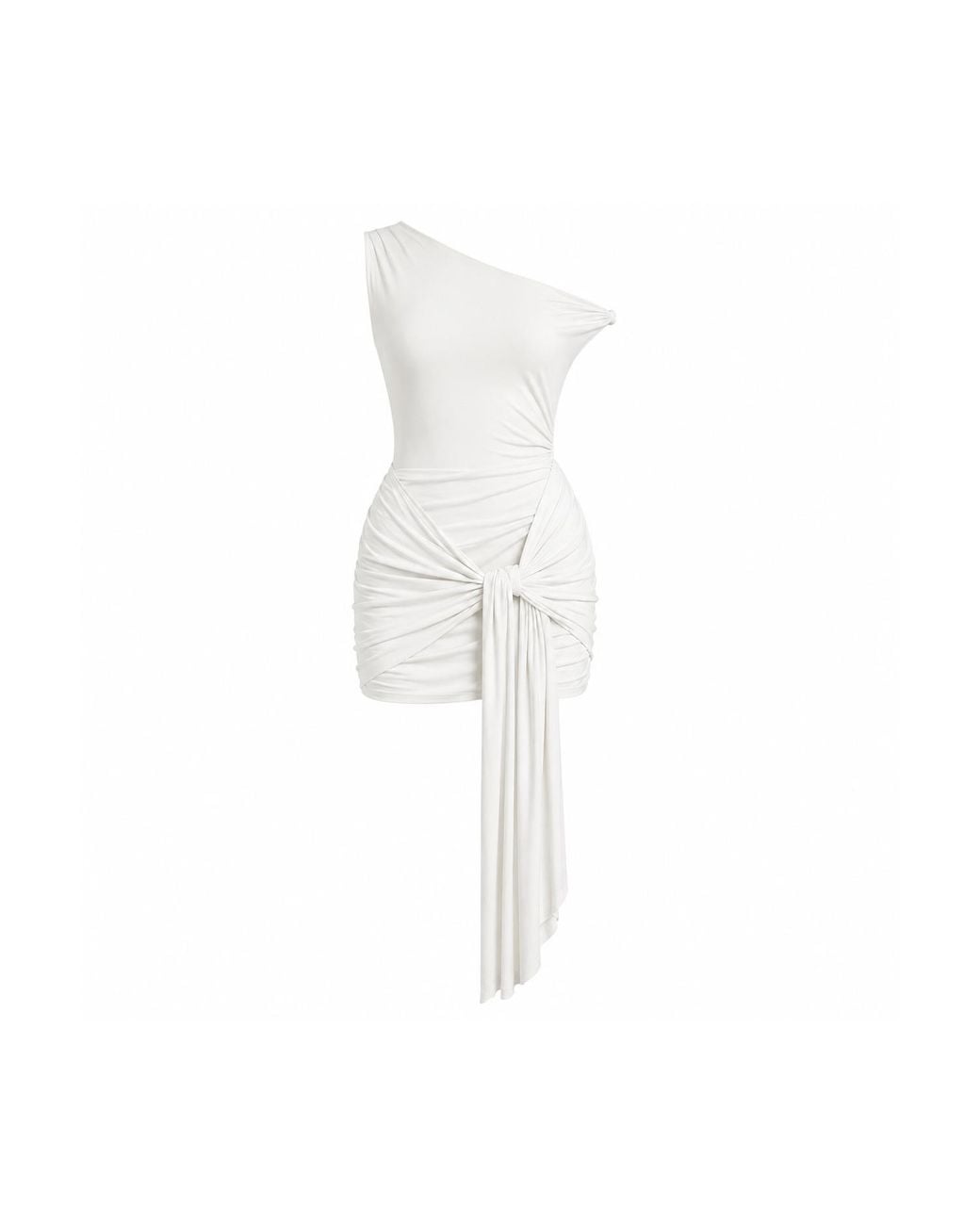 Maison De Gala White Neutrals Aurelia Ivory Mini Dress