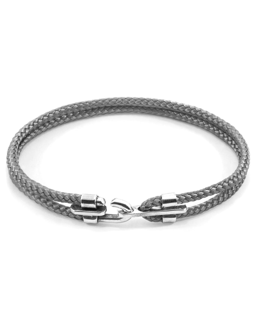 Anchor and Crew Metallic Classic Canterbury & Rope Bracelet for men