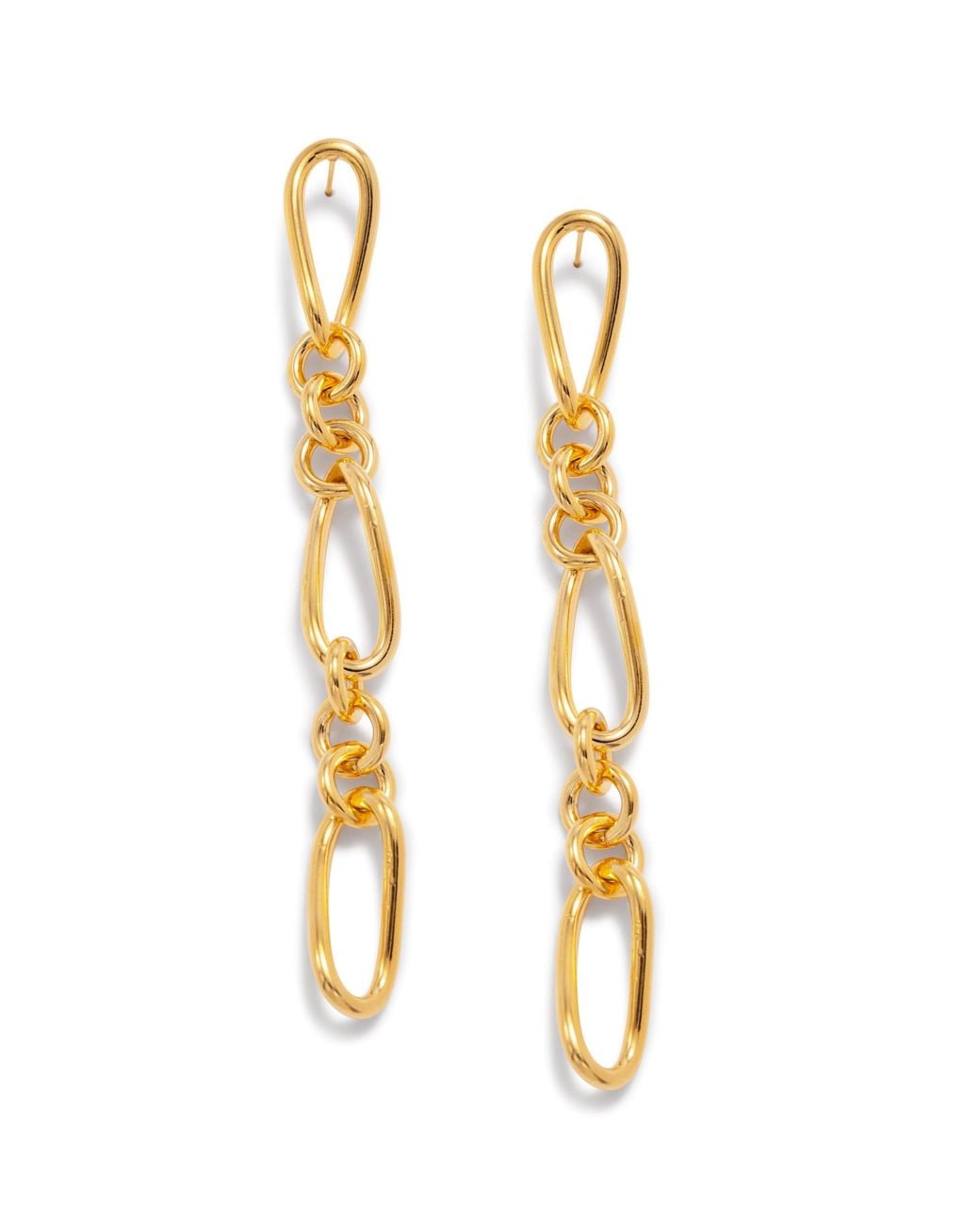 Jaredjamin Metallic Skyler Chain Post Earrings
