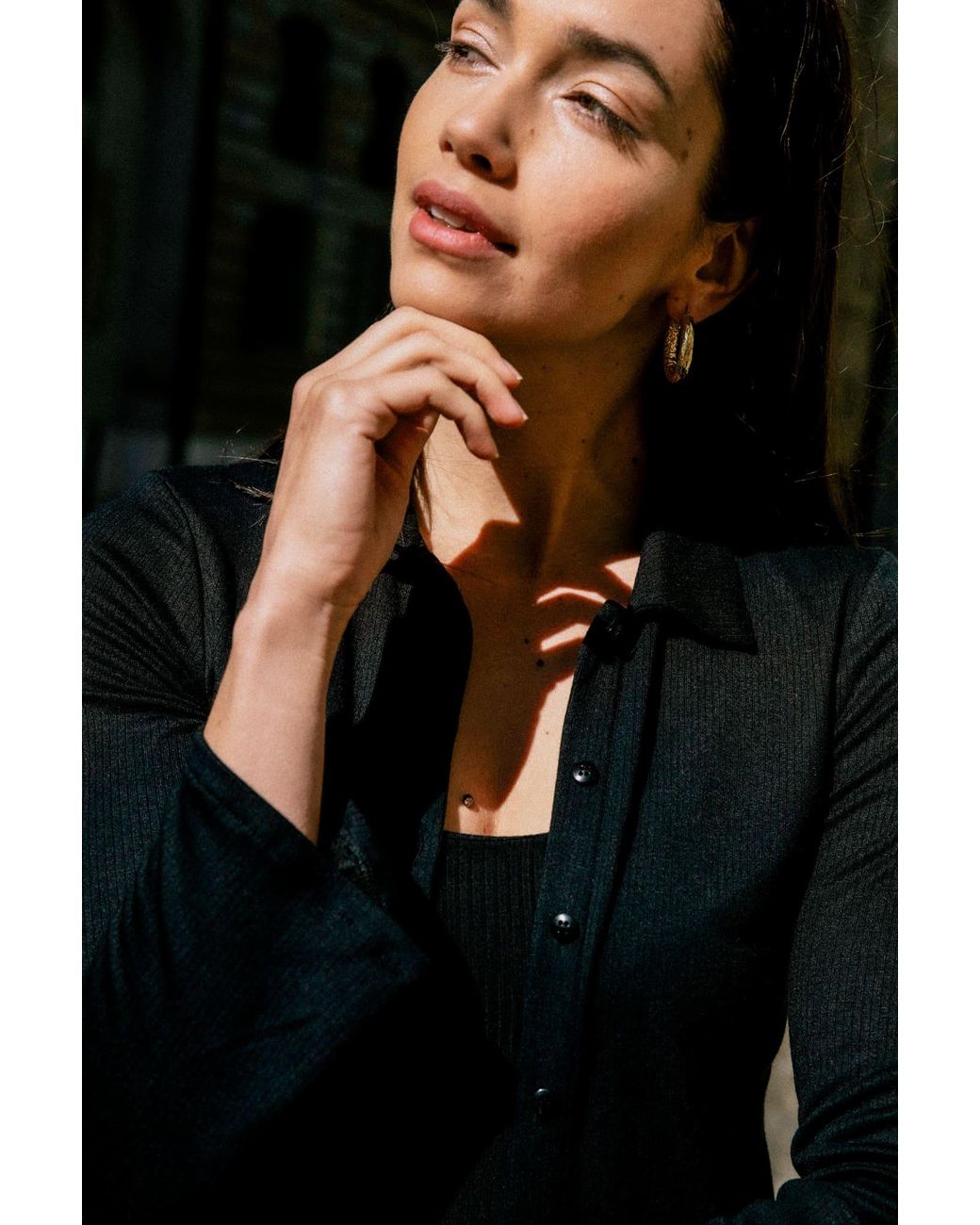 AVANI Apparel Black Mélisse Top