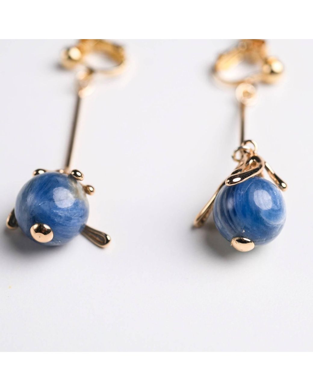 Heartfelt Layers Blue Impression Sunrise Drop Earrings