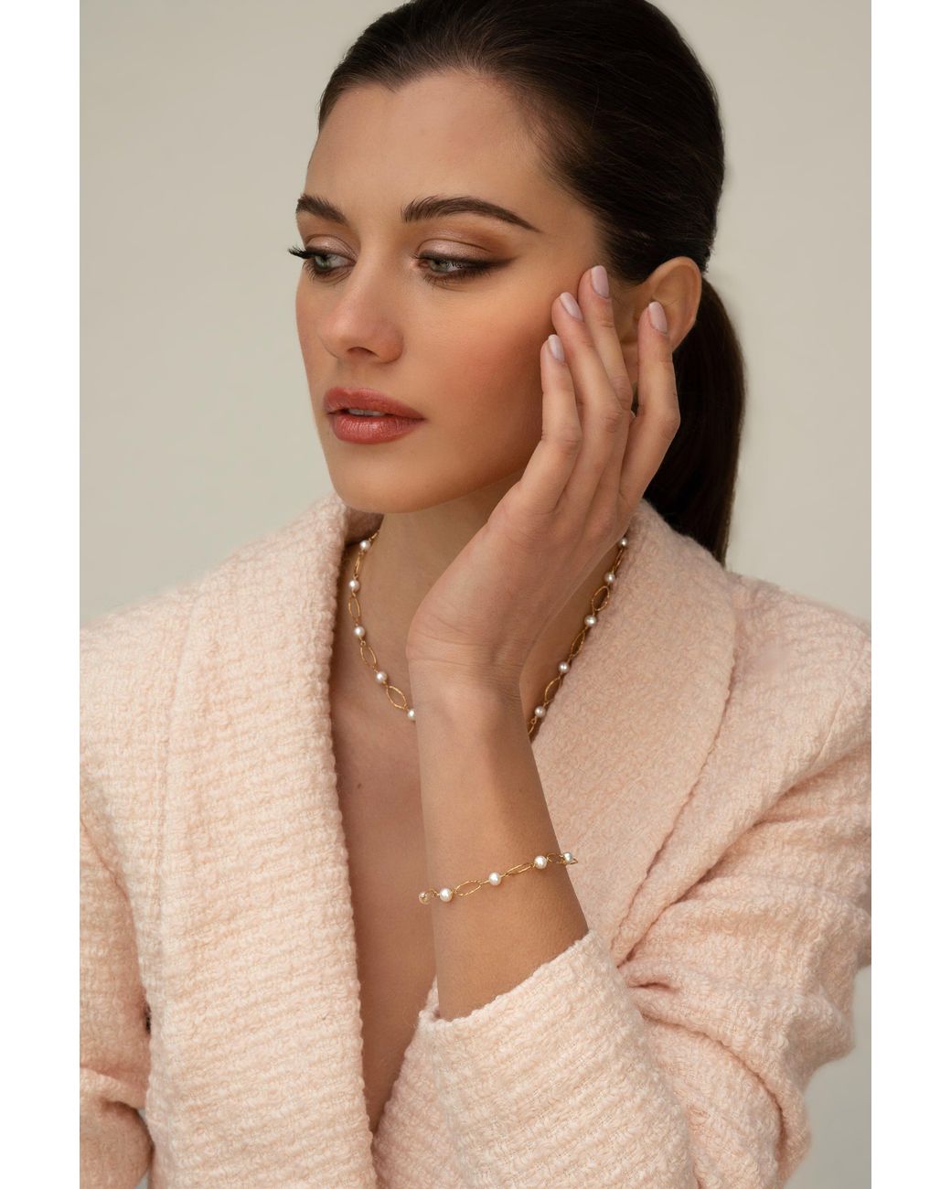 Katy Faye Metallic Margot Necklace