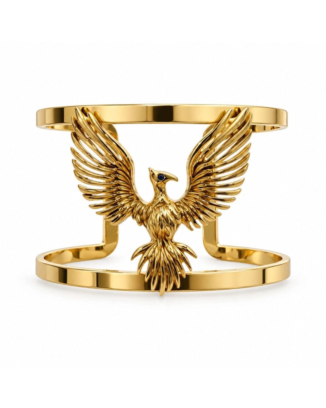 Jagged Halo Jewelry Metallic Phoenix Adjustable-Filled Cuff