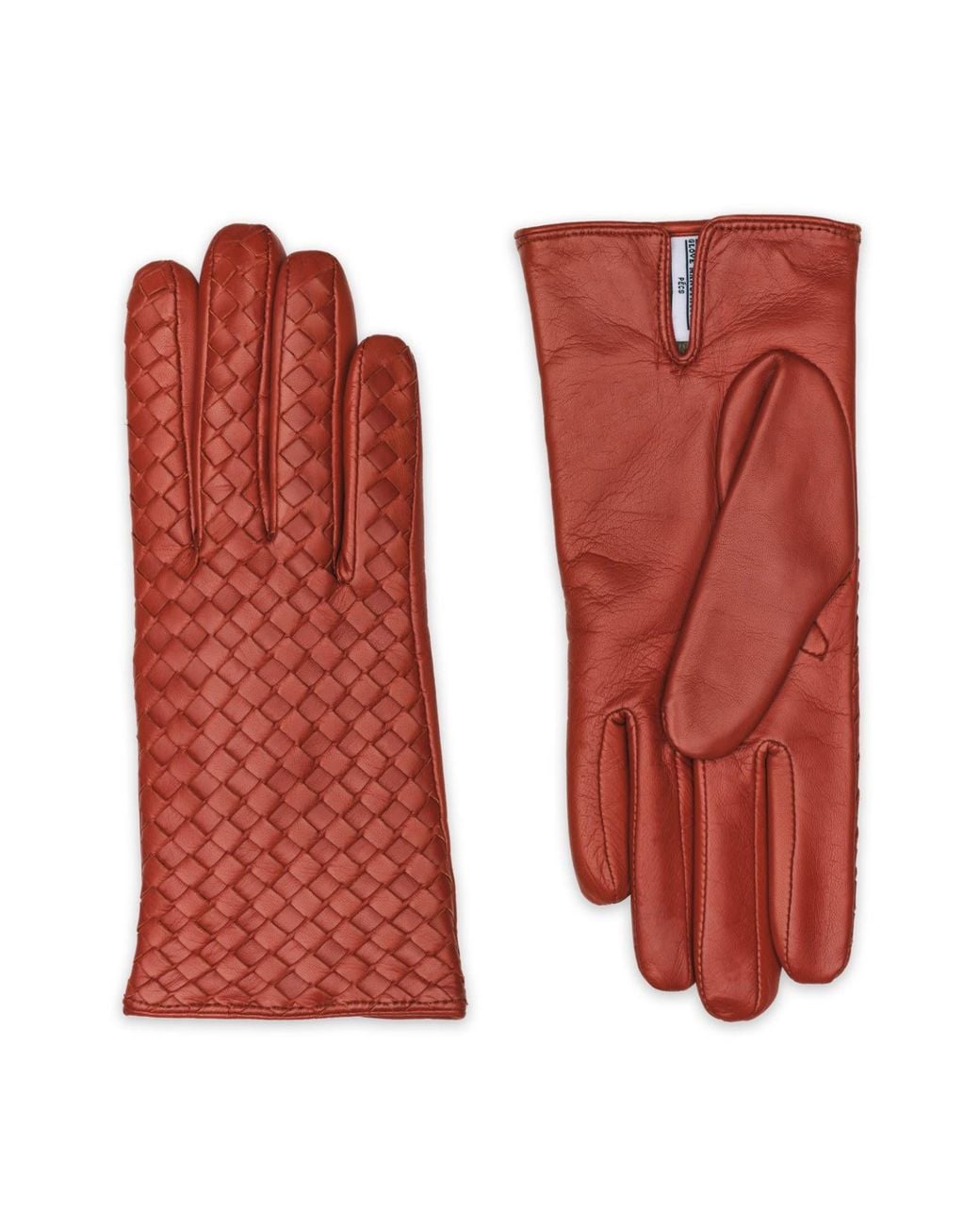 1861 Glove Manufactory Red Hamerli Intrecciato