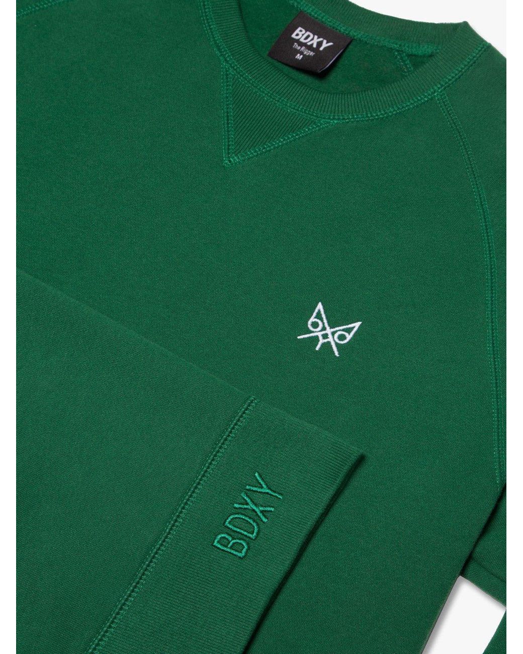Bdxy Studio Green The Rigger Classic Sweater for men