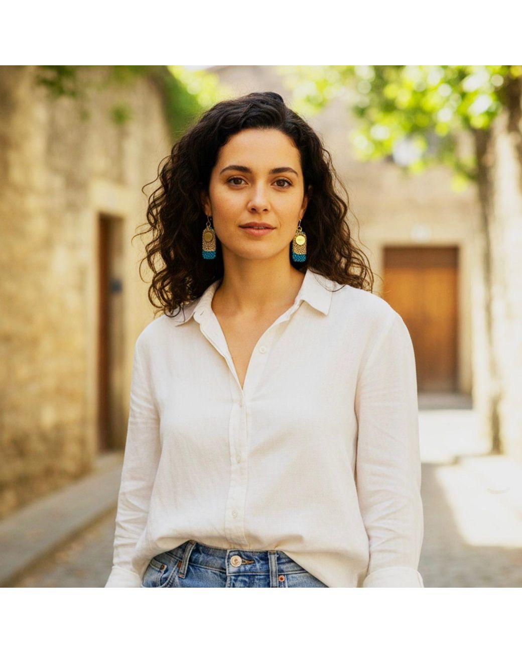Hilo De Mar Blue Handmade Earrings