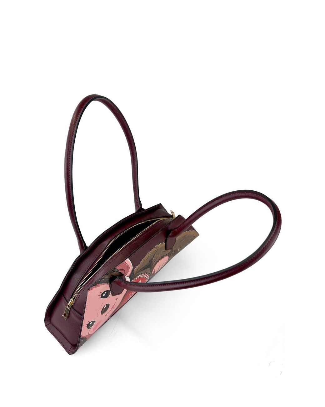 Maison Rubaiyat Red Renee Hand-Painted Leather Shoulder Bag – Monchhichi