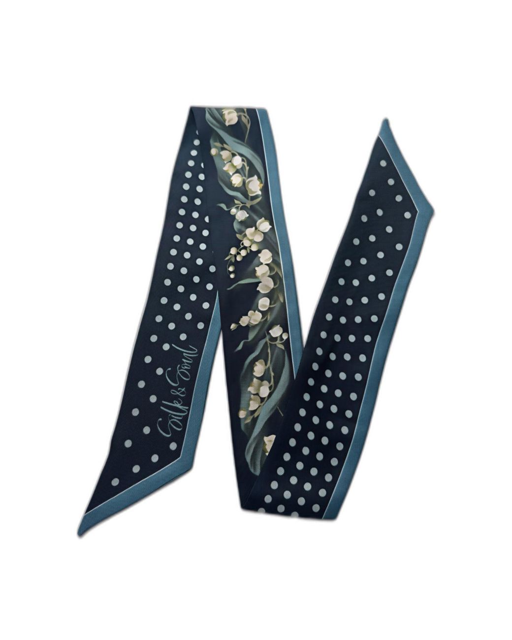 Silk&Soul Blue Lily Of The Valley Twilly