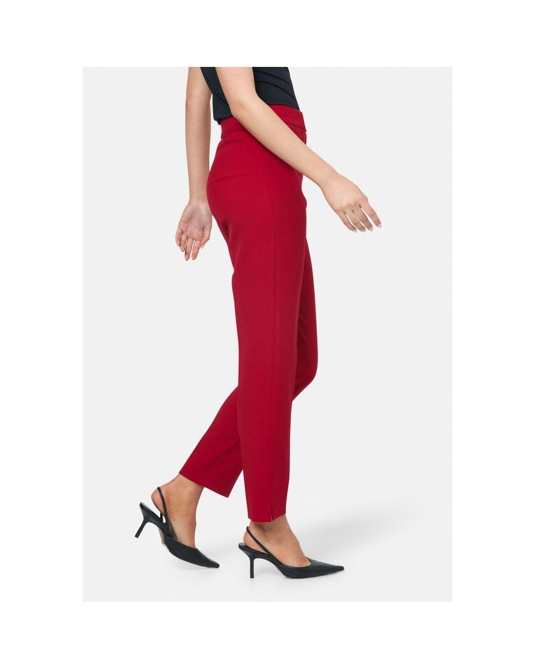 Helen Mcalinden Red Jill Ruby Trouser
