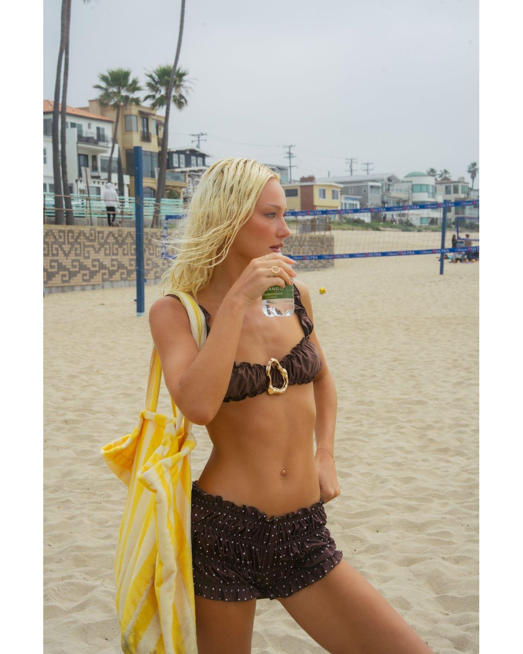 IVY SWIMWEAR Brown Marbella