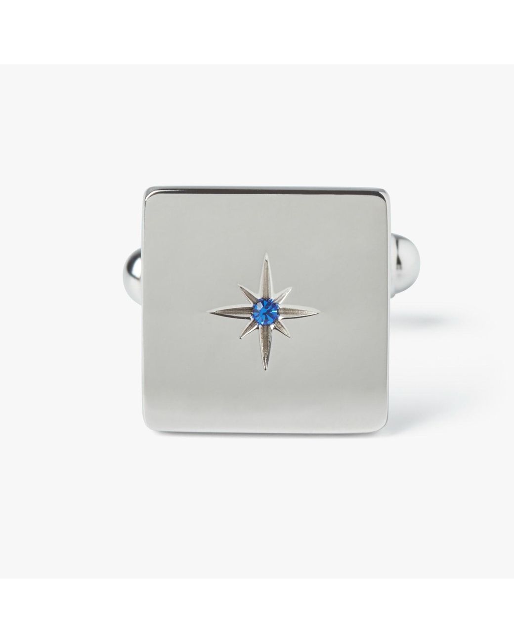 Simon Carter Metallic Crystal Square Cufflink for men