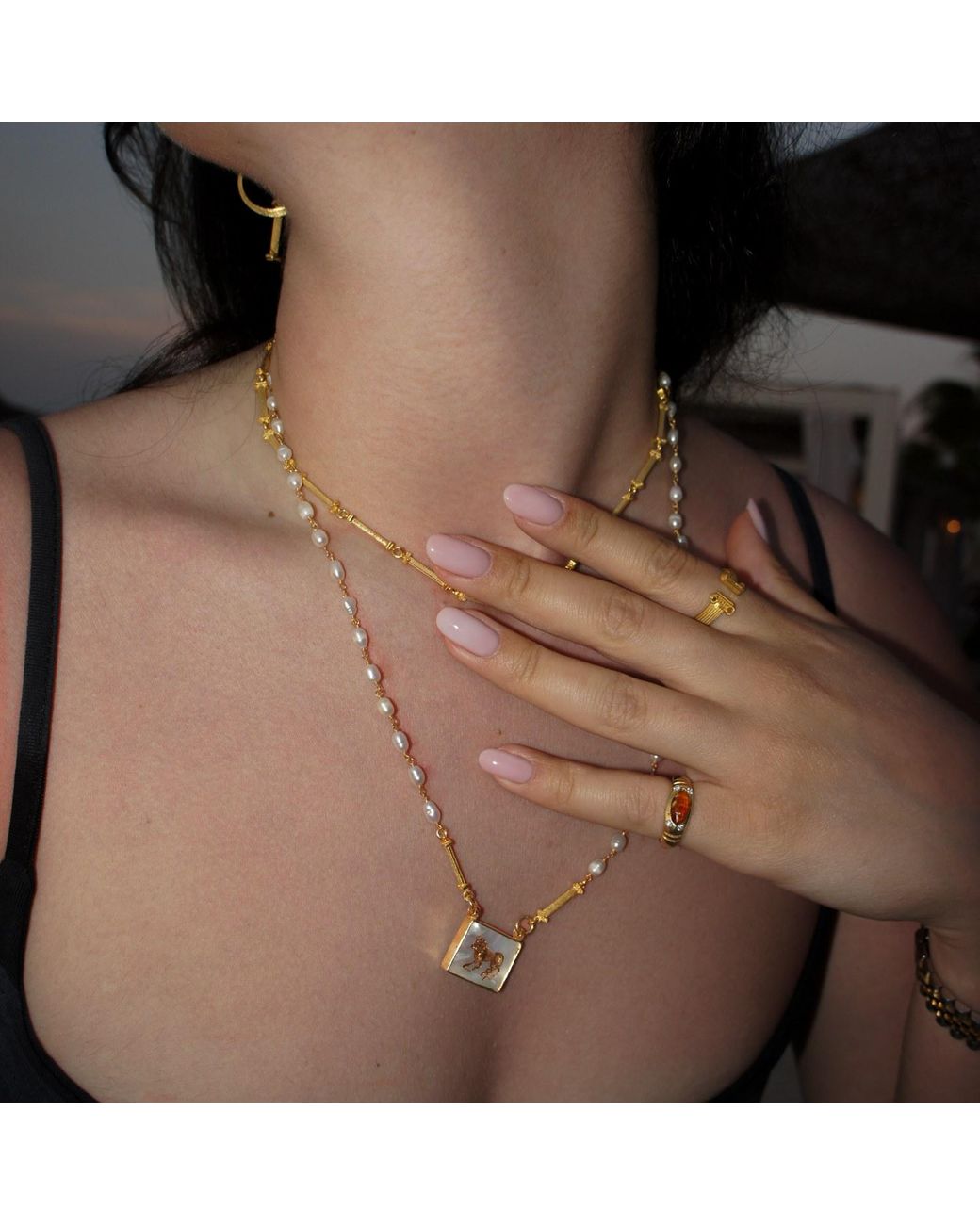Ece London Metallic The Aslan Iii Necklace