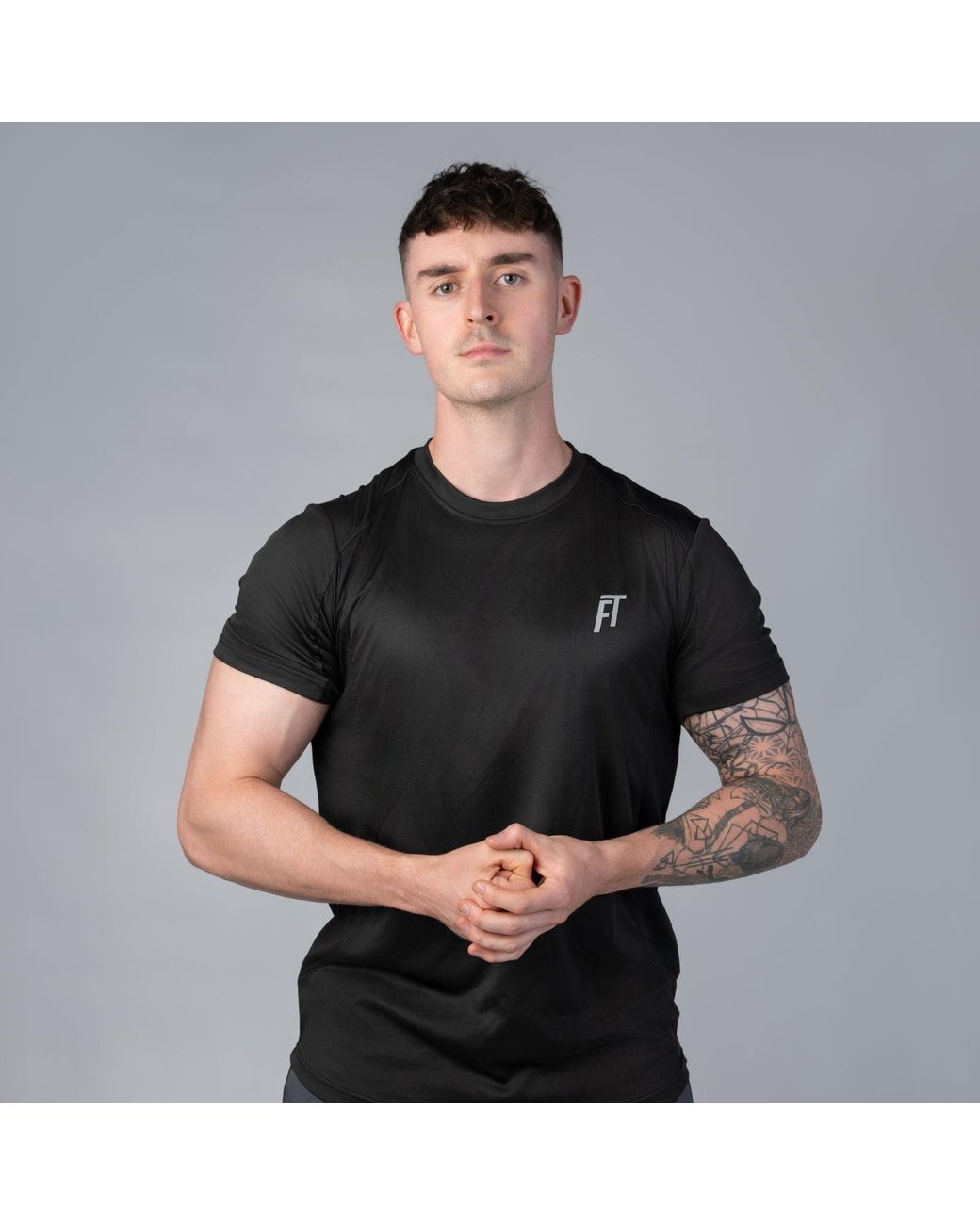 Foster Taylor Black Gym T-Shirt for men