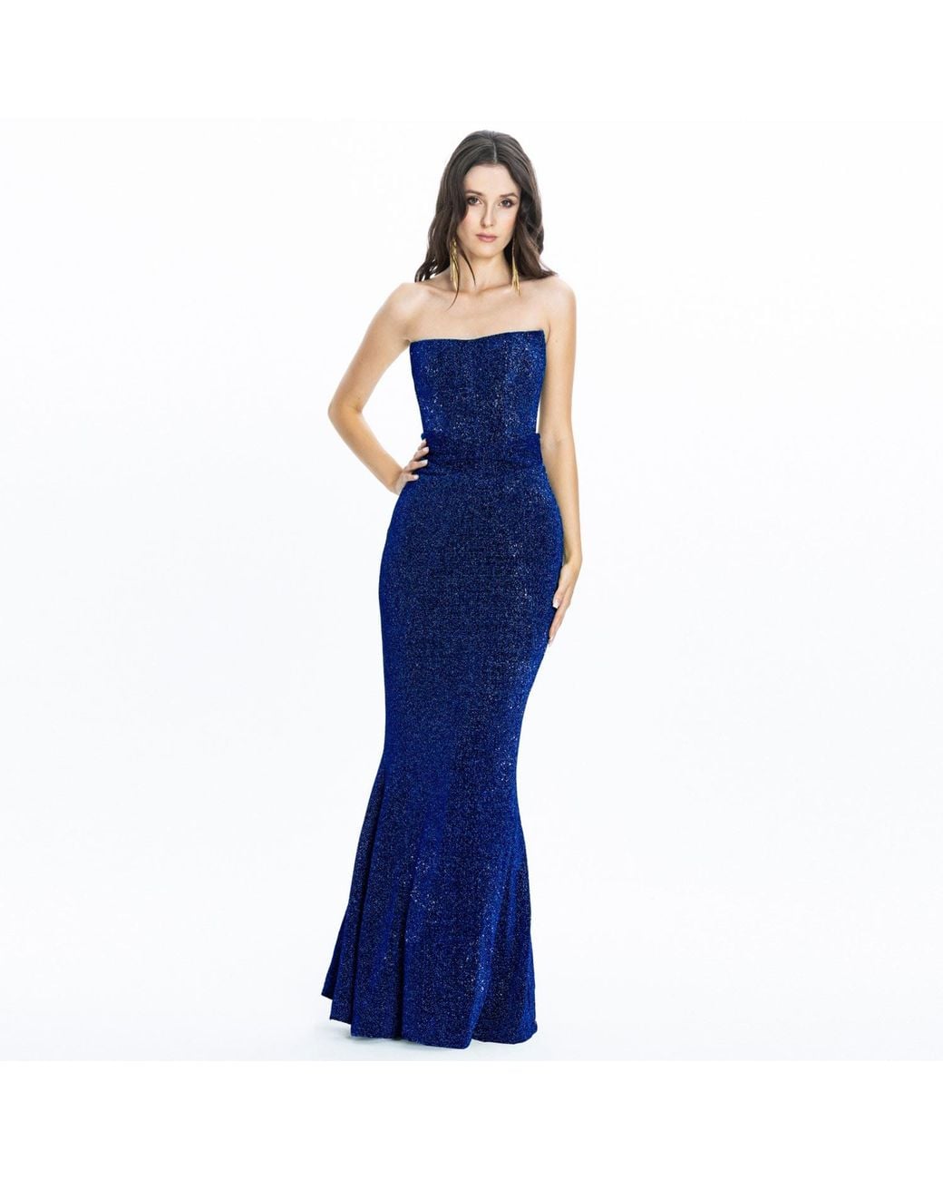 Angelika Jozefczyk Blue Moon Shimmering Evening Gown