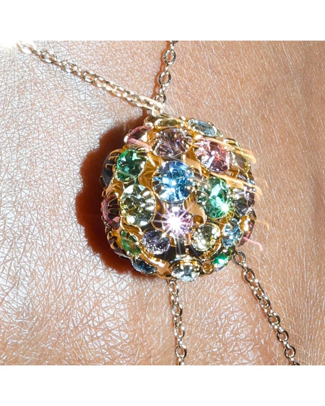 Studio Baloge Metallic Solara Hand Chain
