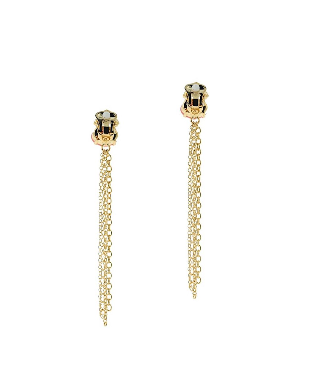 Otazu Metallic Flamingo Beetle Dangling Clips