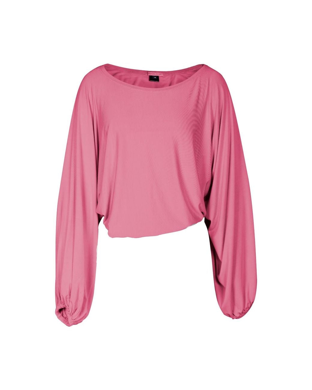 carlton jones Pink Cyclades Bamboo Cropped Sleeves