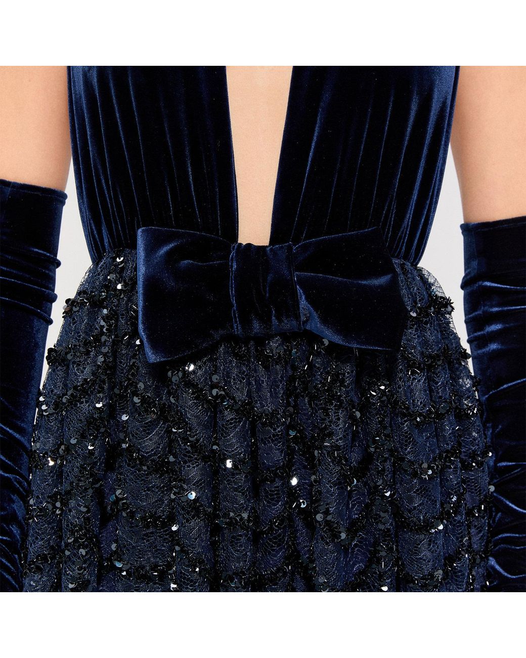 Nur Karaata Blue Crownlight Gown
