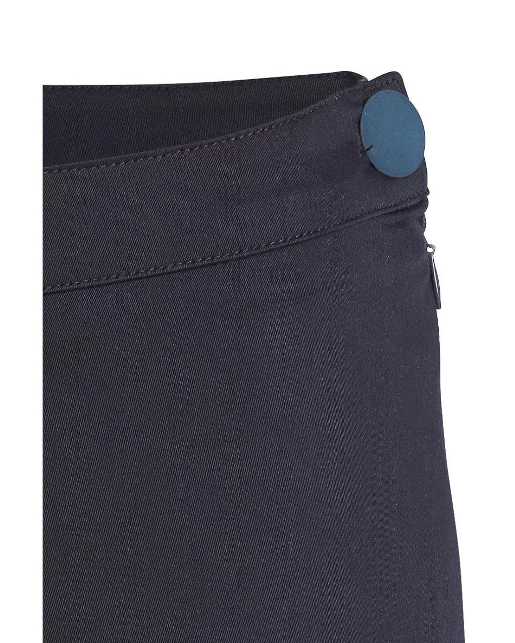 Conquista Blue Slim Fit Pants Fashion