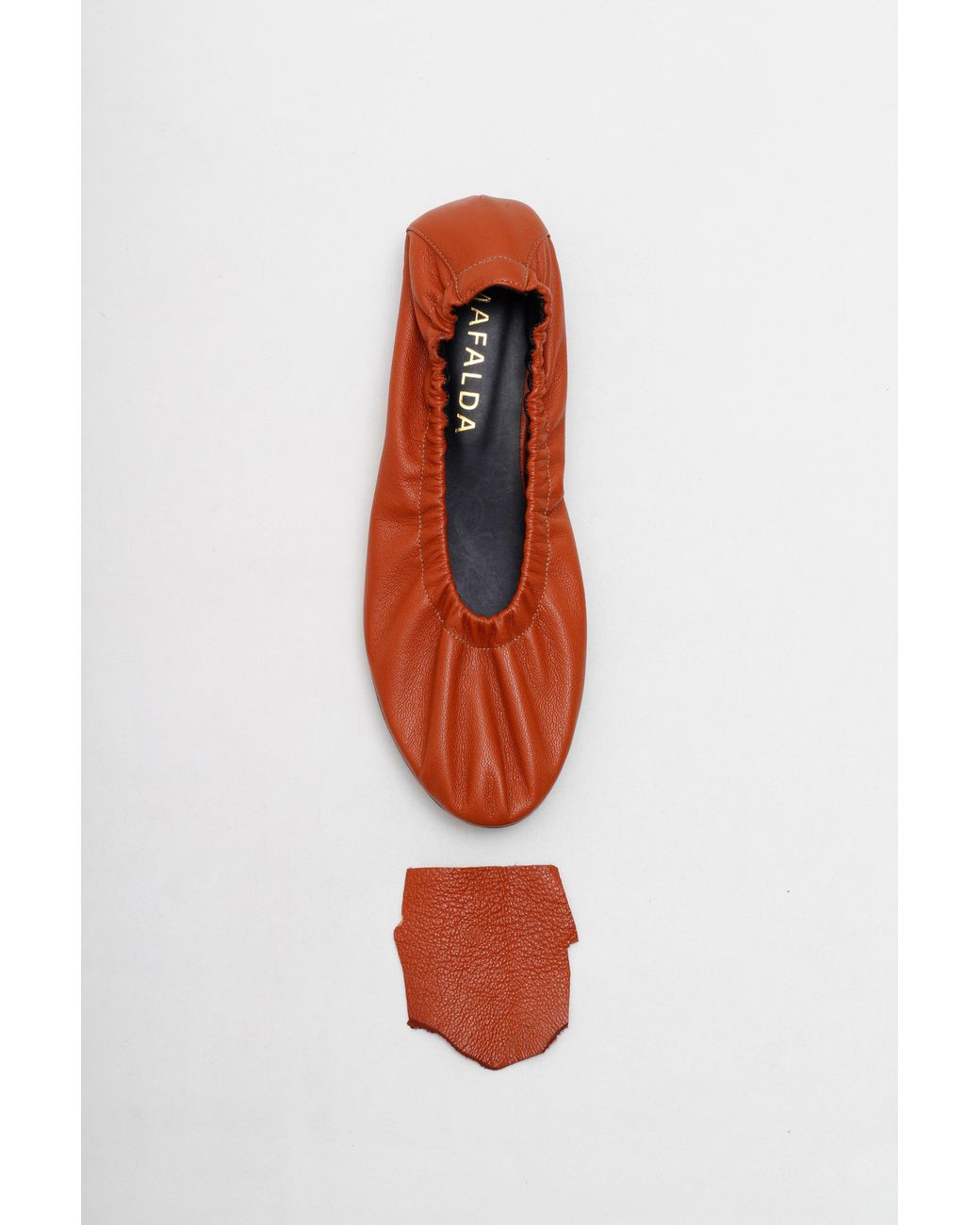 Mafalda Orange Tete Caramel Ballet Flats