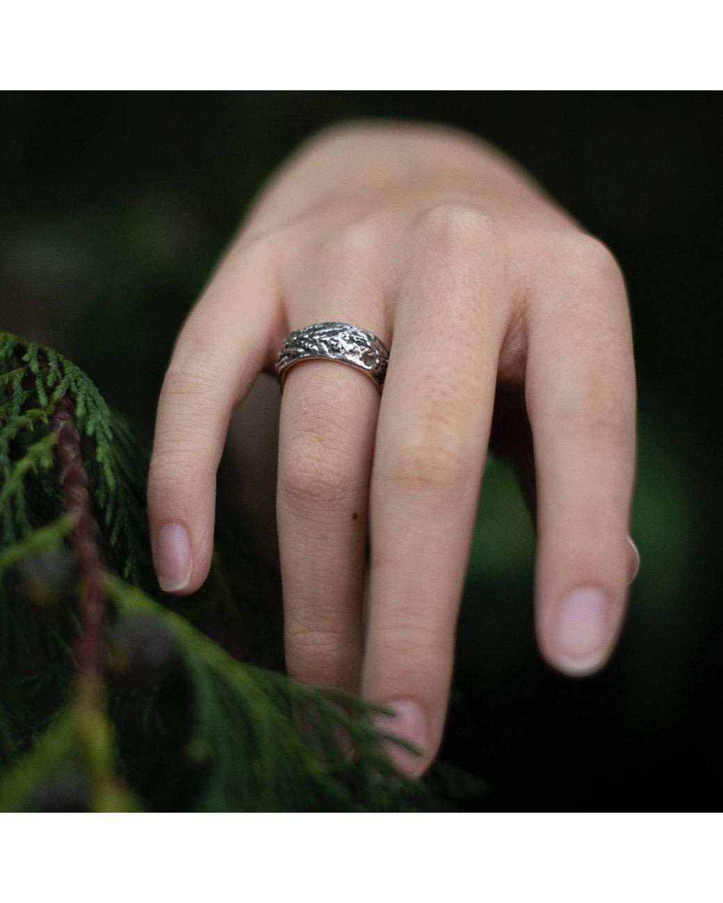 Zula Jewelry + Design Metallic Cedar Band Ring