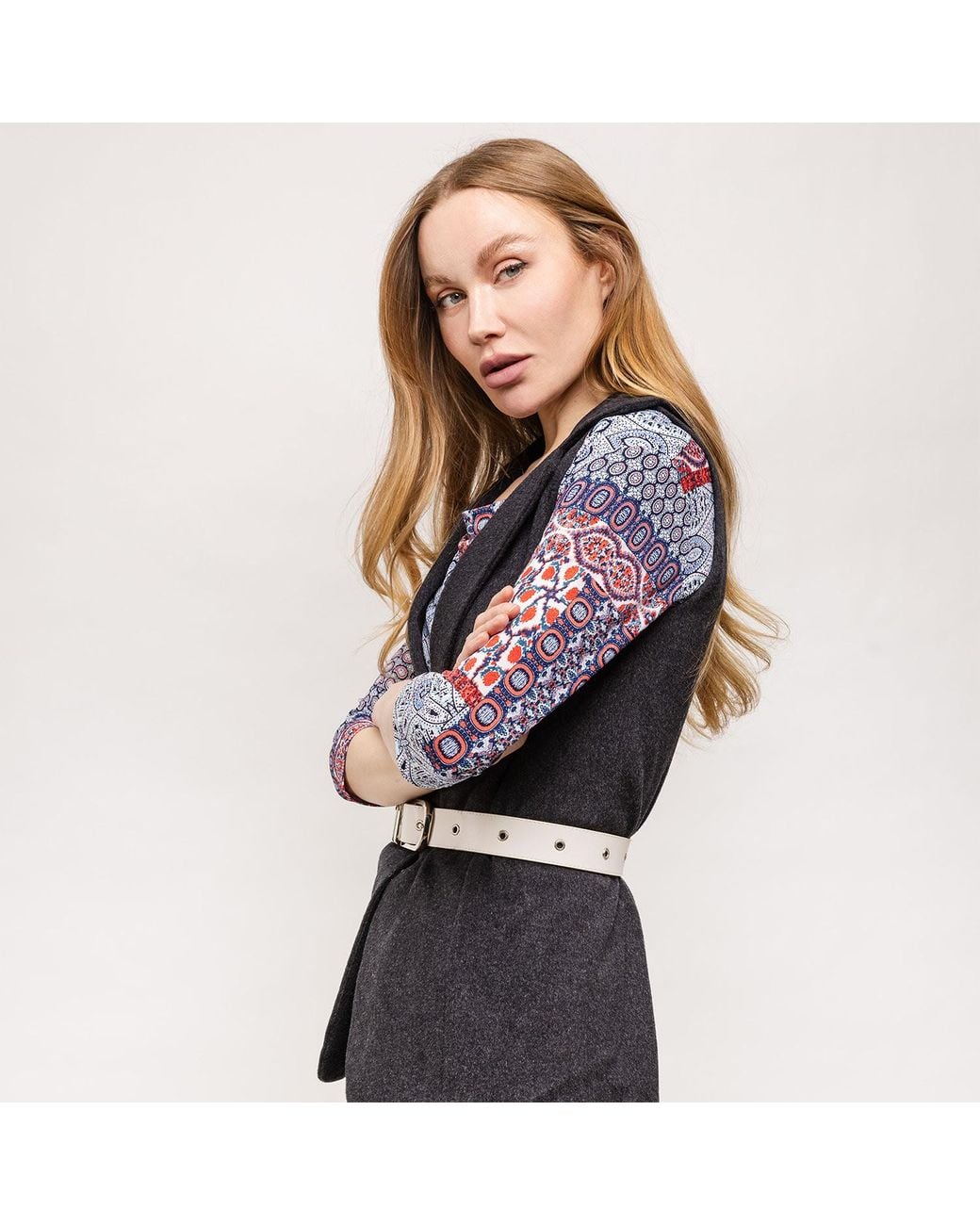 Farinaz Blue Fab Eastern Pattern