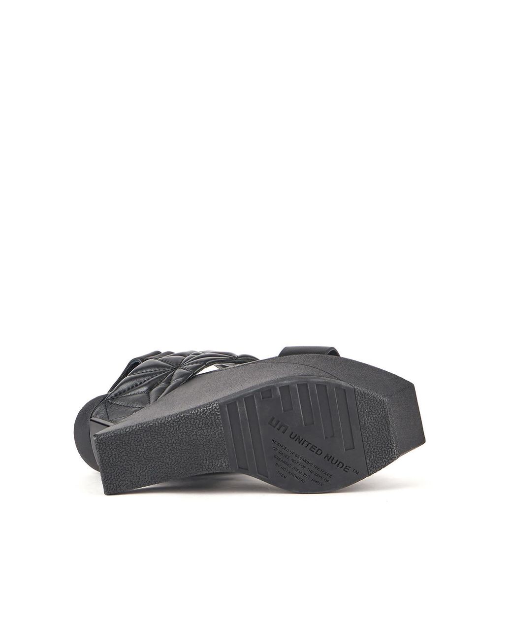 United Nude Gray Delta Wedge Puffy