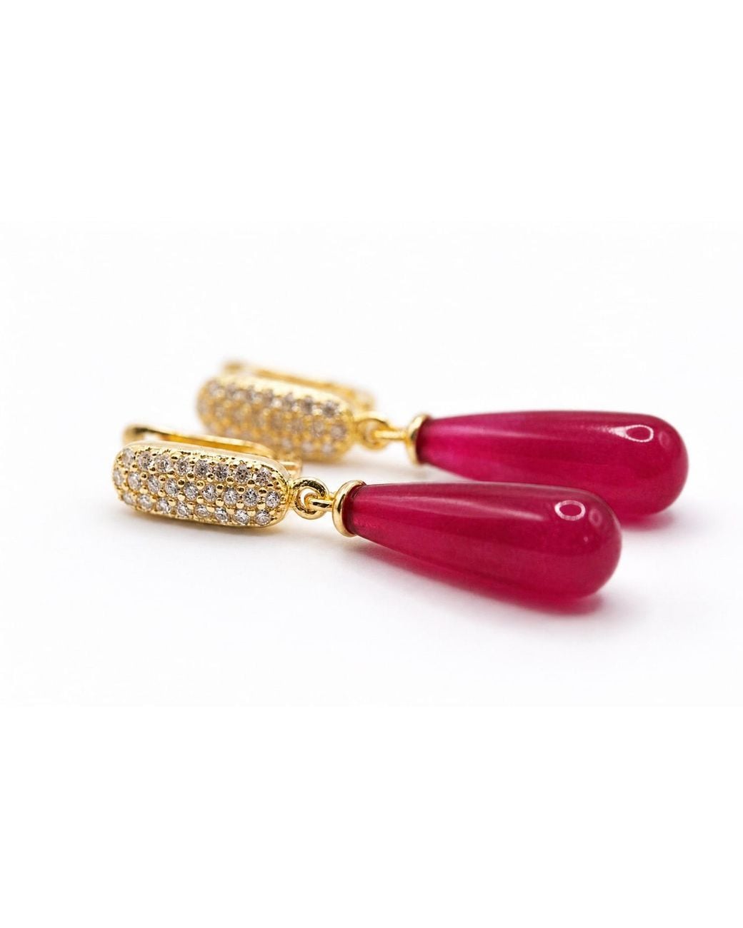 Najiba Pink Cascade Crimson Flame