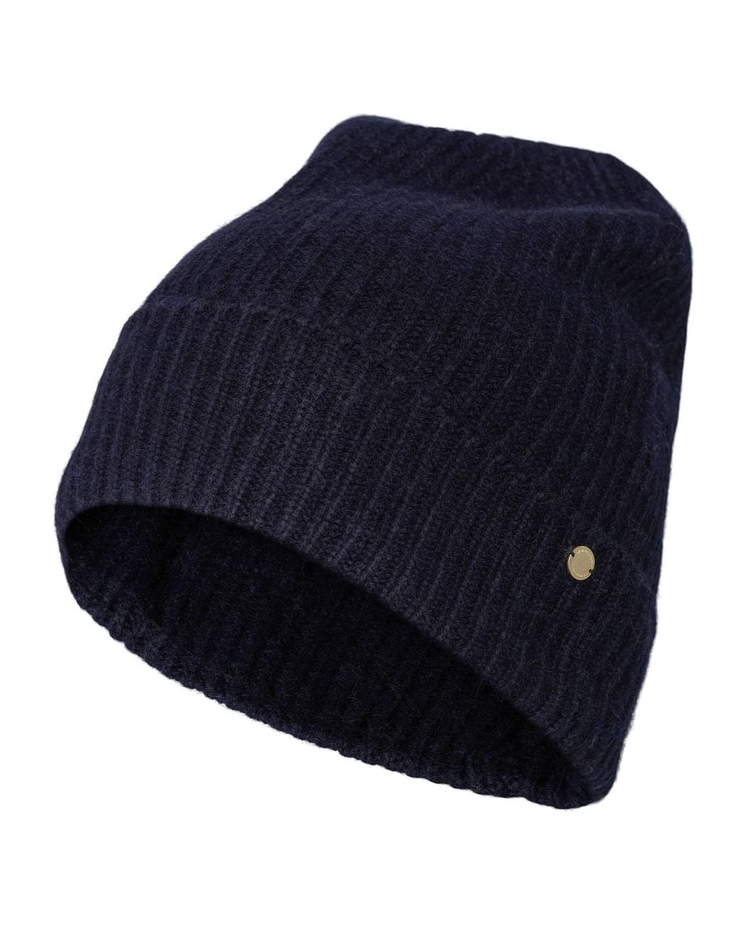 tirillm Blue Holly Rib Knitted Cashmere Hat