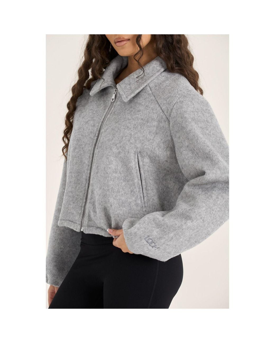 Loom Archives Gray Wool Blend Soft Shell Jacket