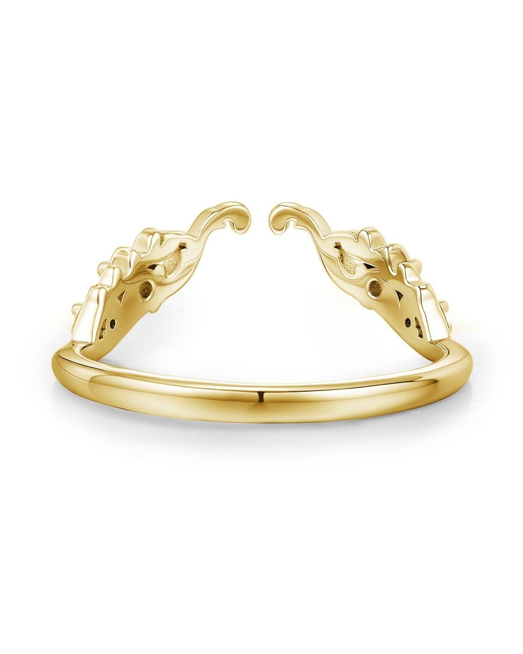Azura Jewelry New York Metallic Dream Weaver Stacking Band Vermeil