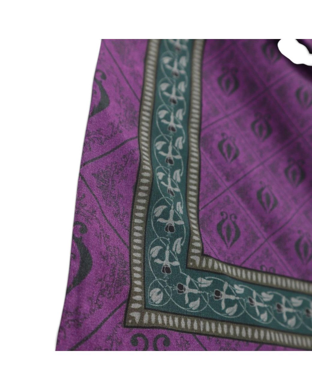 Monzlapur New York Purple Diamond Sea Horse Small Scarf