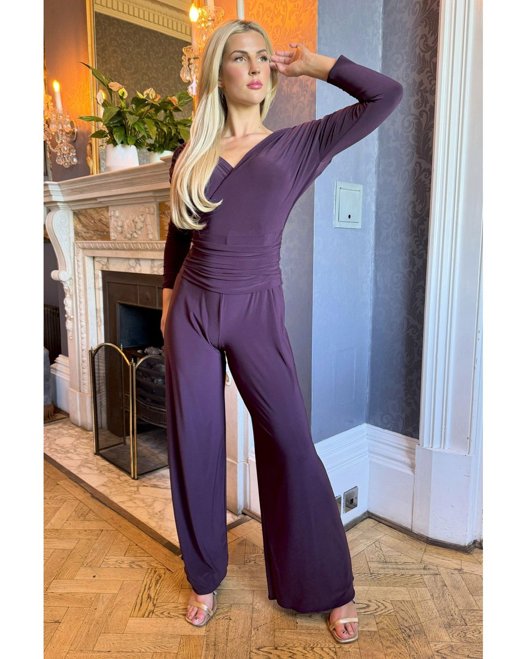Atom Label Purple Valencia Jumpsuit