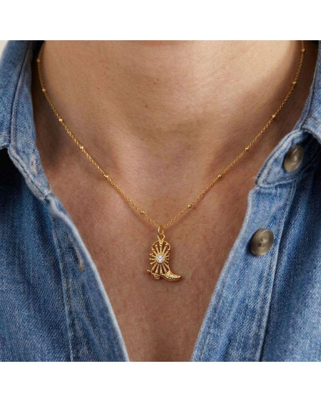 Martina Rozenberg Smira Jewelry Metallic Brisa Necklace