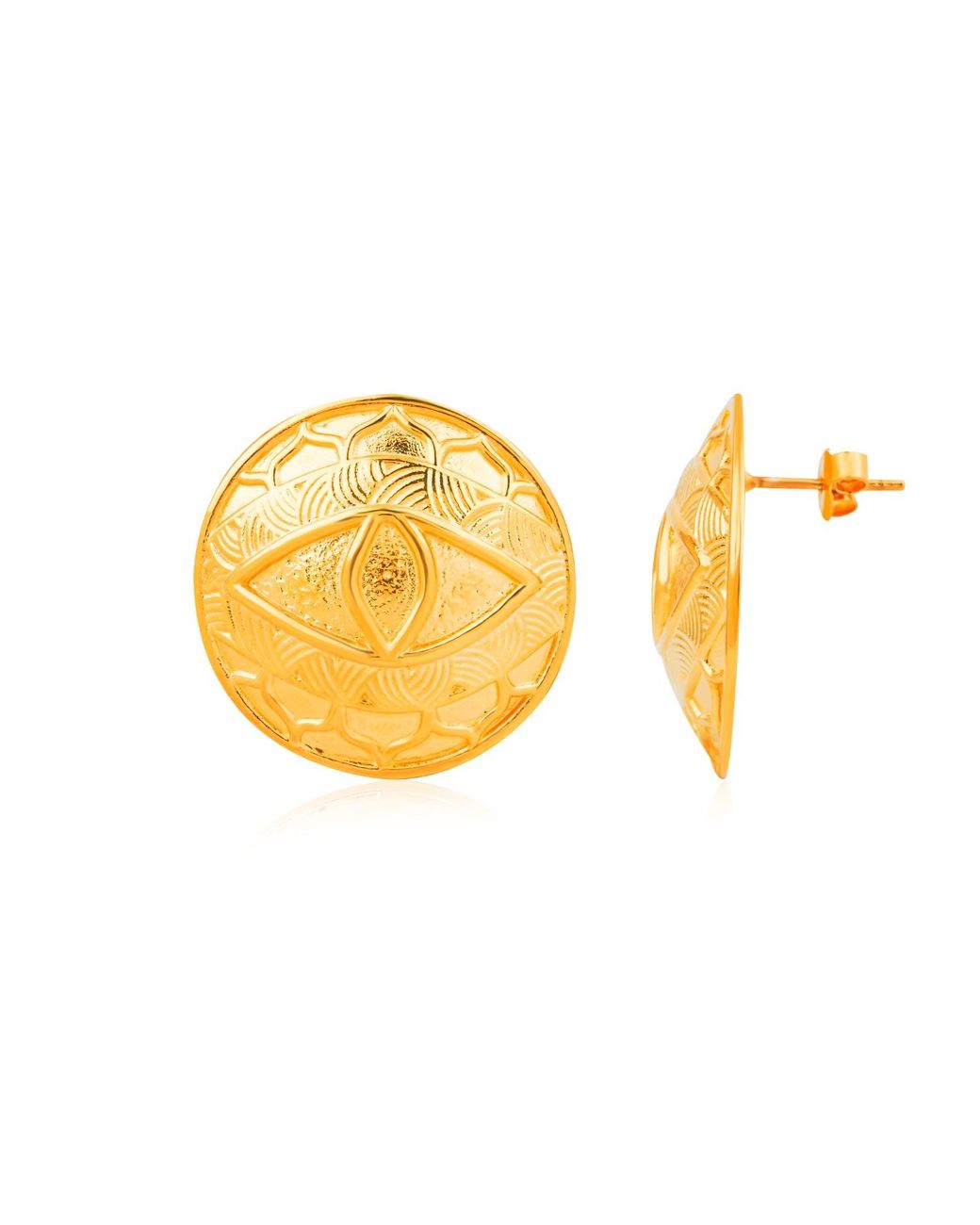 Ece London Yellow The Gaze Earrings