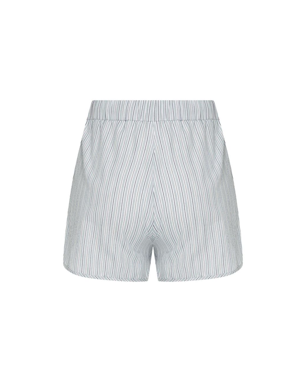 NAZLI CEREN Gray Jeny Cotton Shorts